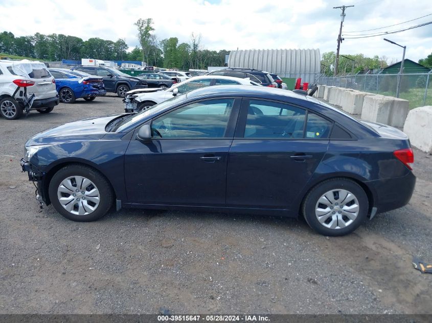 2015 Chevrolet Cruze Ls Auto VIN: 1G1PA5SGXF7147602 Lot: 39515647