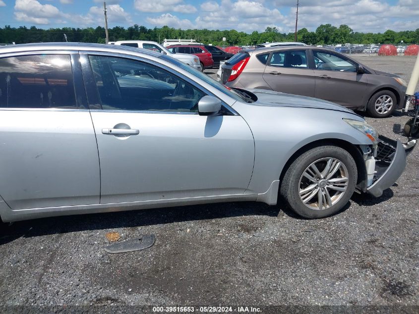 2013 Infiniti G37X VIN: JN1CV6AR9DM753249 Lot: 39515653