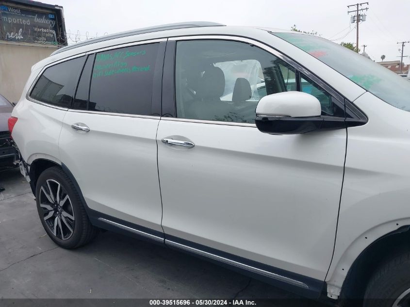 2019 Honda Pilot Touring VIN: 5FNYF5H93KB009023 Lot: 39515696