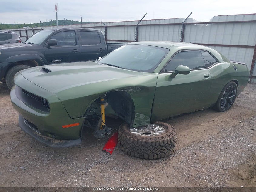 VIN 2C3CDZJG5NH140117 2022 DODGE CHALLENGER GT