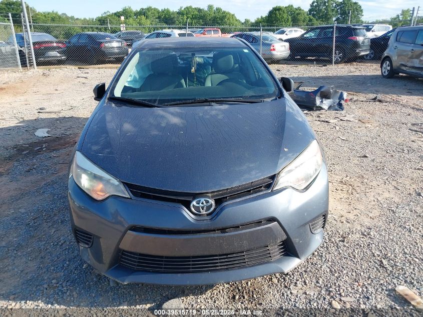 2016 Toyota Corolla Le VIN: 2T1BURHE7GC601777 Lot: 39515719