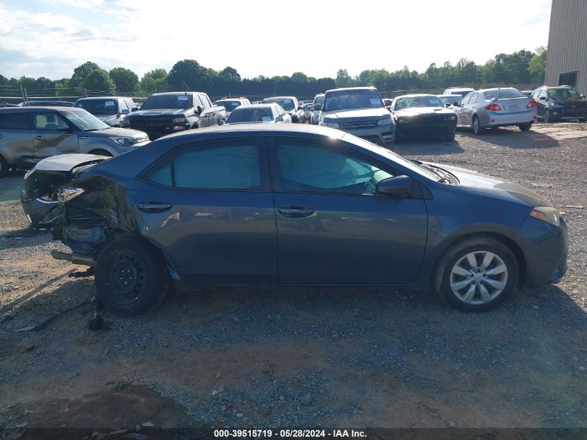 2016 Toyota Corolla Le VIN: 2T1BURHE7GC601777 Lot: 39515719