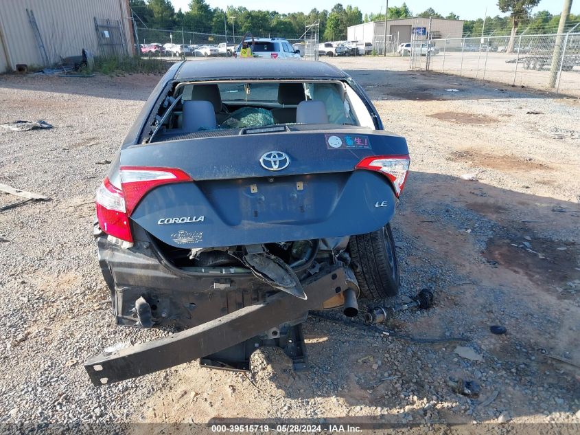 2016 Toyota Corolla Le VIN: 2T1BURHE7GC601777 Lot: 39515719