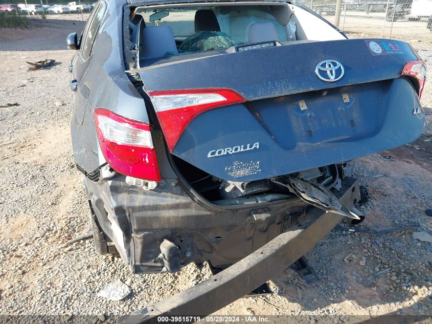 2016 Toyota Corolla Le VIN: 2T1BURHE7GC601777 Lot: 39515719