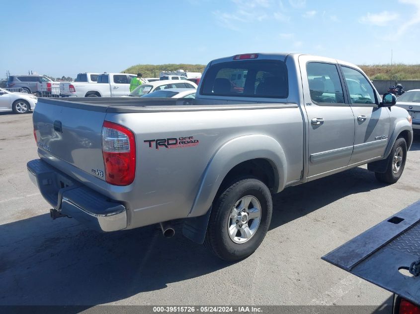 2006 Toyota Tundra Sr5 V8 VIN: 5TBET34186S515179 Lot: 39515726