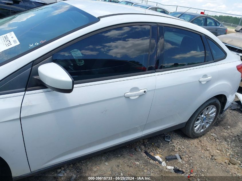 2012 Ford Focus Se VIN: 1FAHP3F2XCL186115 Lot: 39515733