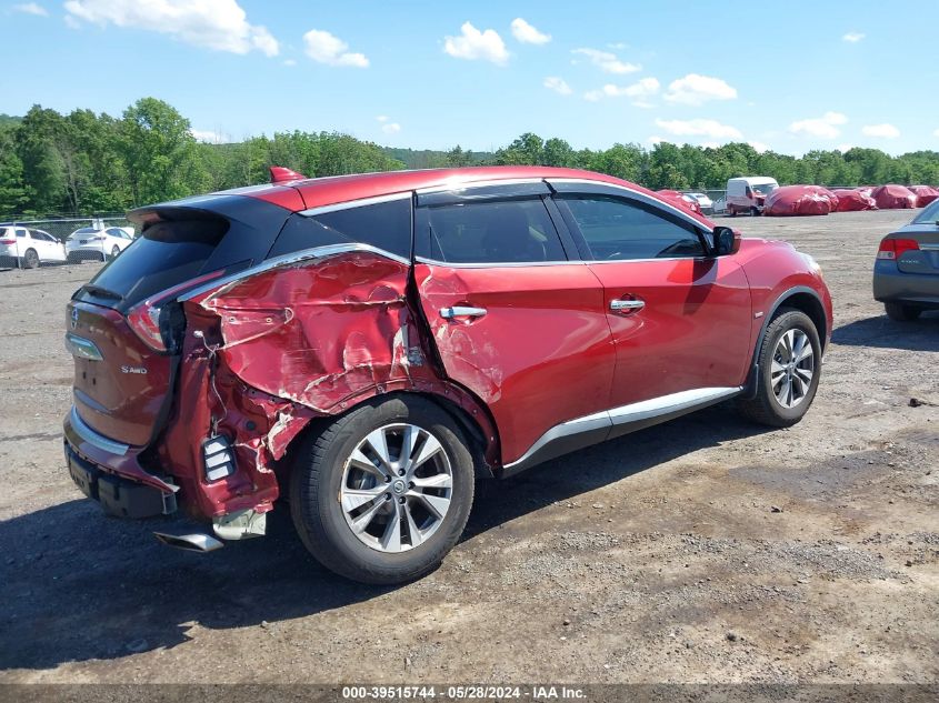 2017 Nissan Murano S VIN: 5N1AZ2MH9HN146817 Lot: 39515744