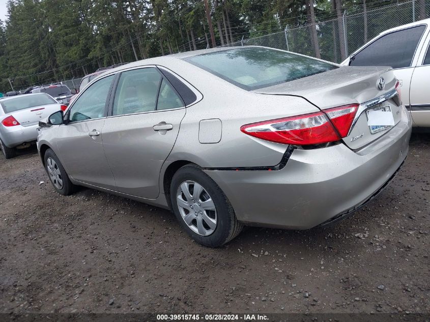 2015 Toyota Camry Le VIN: 4T4BF1FK0FR490786 Lot: 39515745