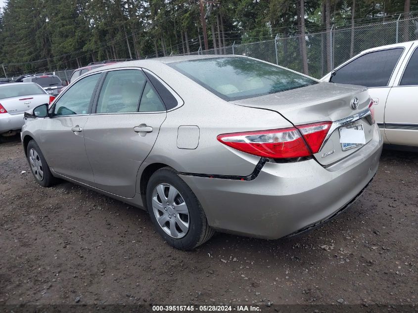 2015 Toyota Camry Le VIN: 4T4BF1FK0FR490786 Lot: 39515745