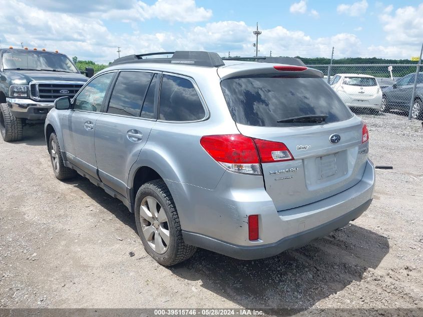 2012 Subaru Outback 2.5I Premium VIN: 4S4BRBCC5C3231622 Lot: 39515746