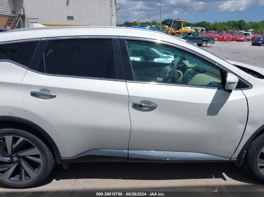 2016 Nissan Murano Platinum VIN: 5N1AZ2MH8GN141834 Lot: 39515750
