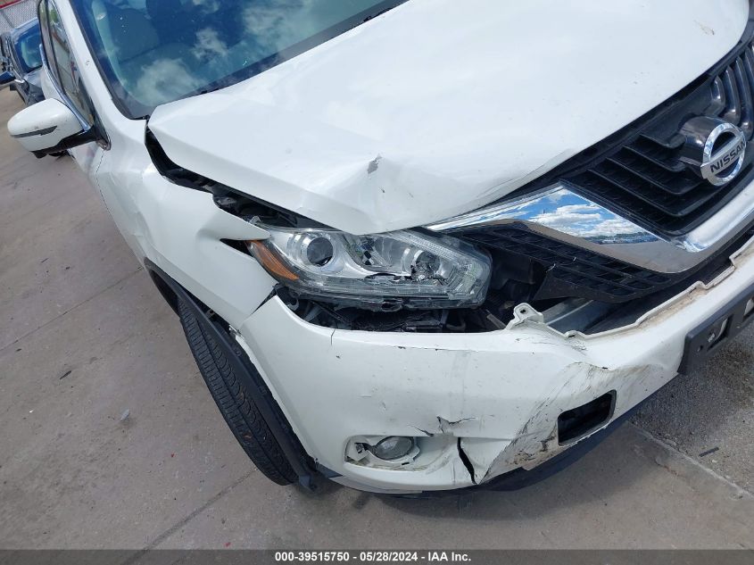 2016 Nissan Murano Platinum VIN: 5N1AZ2MH8GN141834 Lot: 39515750