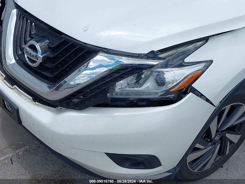 2016 Nissan Murano Platinum VIN: 5N1AZ2MH8GN141834 Lot: 39515750