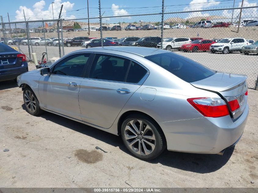 2014 Honda Accord Sport VIN: 1HGCR2F54EA109341 Lot: 39515756