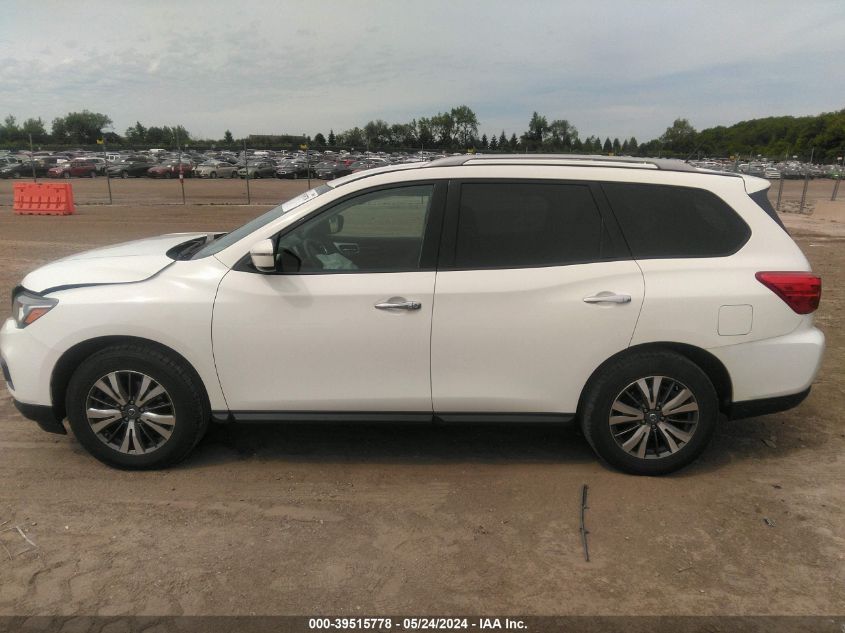 2017 Nissan Pathfinder Sv VIN: 5N1DR2MN7HC696449 Lot: 39515778