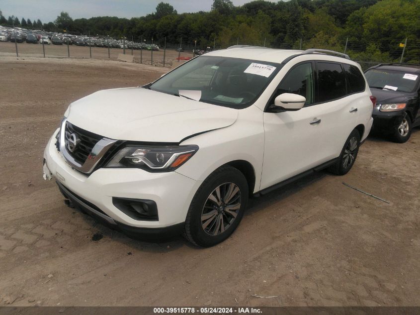 2017 Nissan Pathfinder Sv VIN: 5N1DR2MN7HC696449 Lot: 39515778