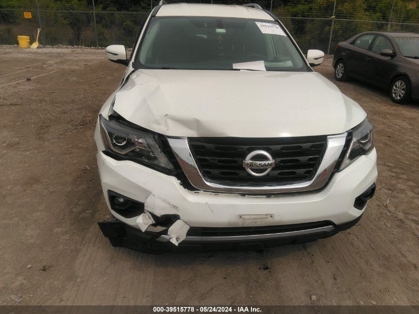 2017 Nissan Pathfinder Sv VIN: 5N1DR2MN7HC696449 Lot: 39515778