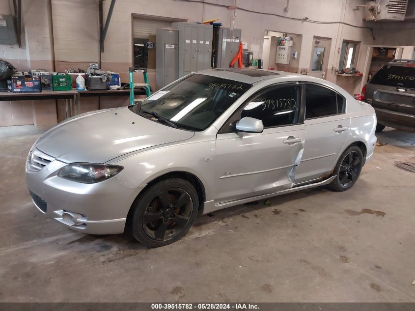 2004 Mazda Mazda3 S VIN: JM1BK123741201636 Lot: 39515782