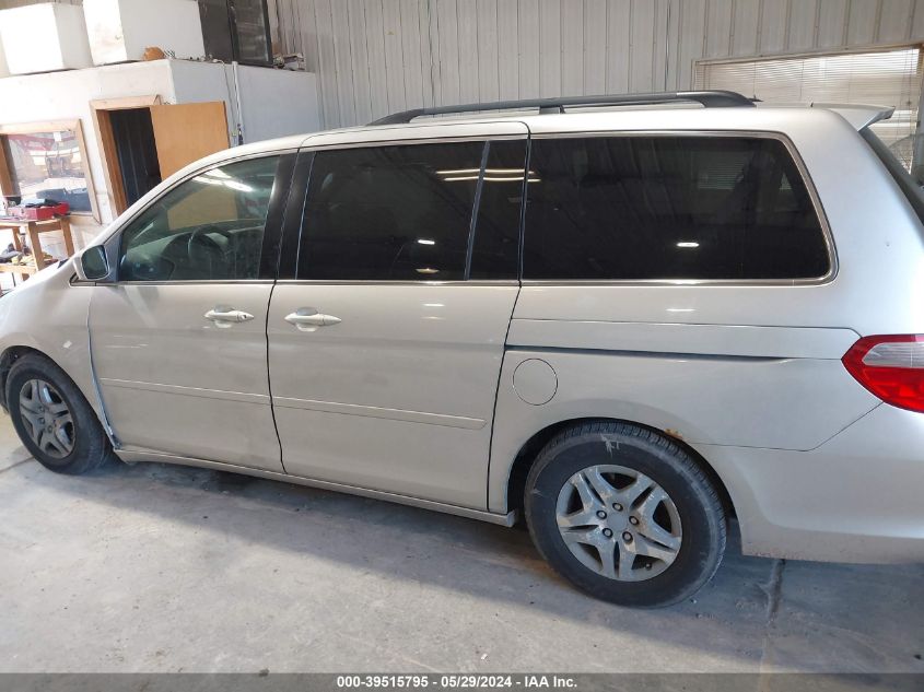 2007 Honda Odyssey Ex-L VIN: 5FNRL38747B437576 Lot: 39515795