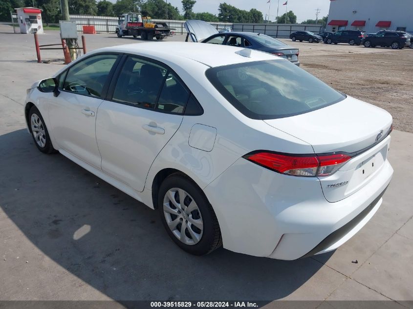 2022 Toyota Corolla Le VIN: JTDEPMAE9N3017260 Lot: 39515829