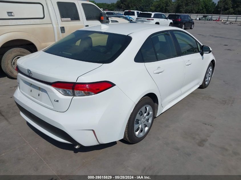 2022 Toyota Corolla Le VIN: JTDEPMAE9N3017260 Lot: 39515829