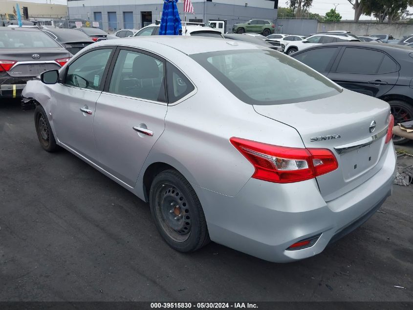 2017 Nissan Sentra Sv VIN: 3N1AB7AP8HL696191 Lot: 39515830