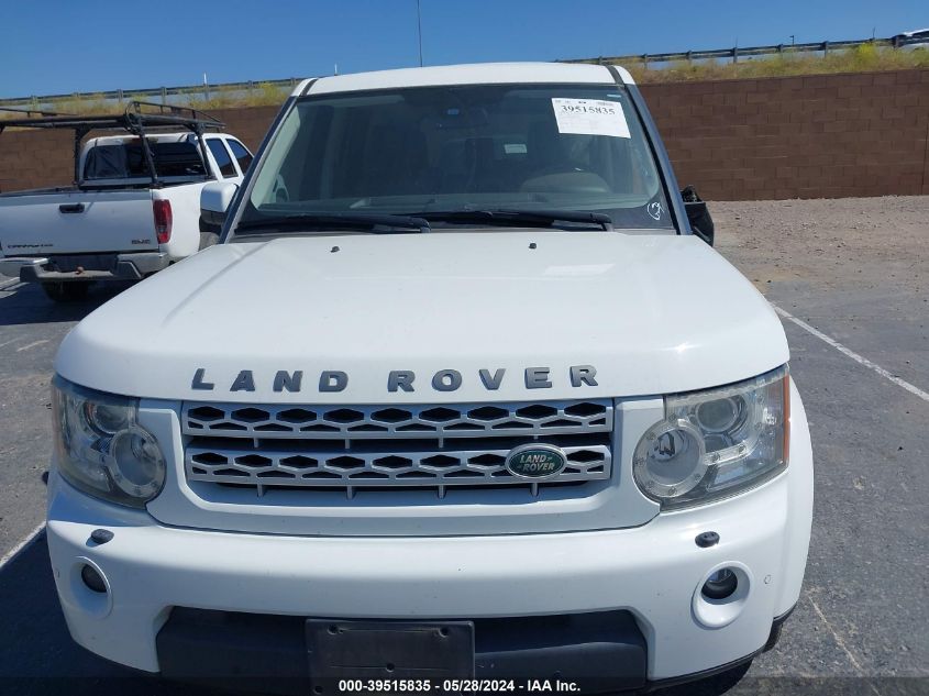 2013 Land Rover Lr4 VIN: SALAG2D4XDA665408 Lot: 39515835