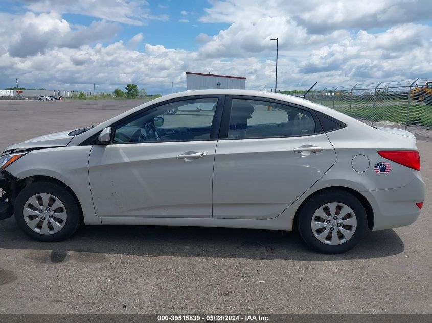 2016 Hyundai Accent Se VIN: KMHCT4AE7GU961506 Lot: 39515839