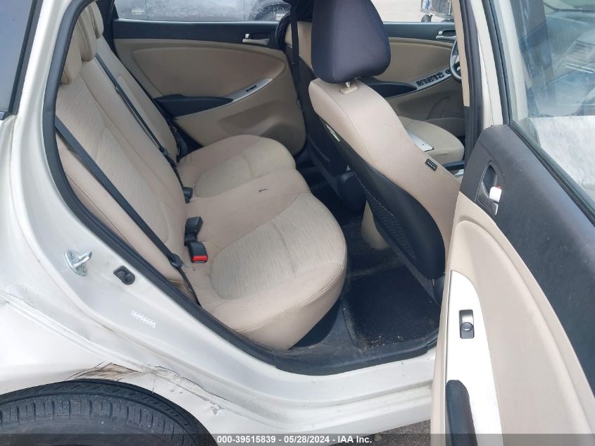 2016 Hyundai Accent Se VIN: KMHCT4AE7GU961506 Lot: 39515839