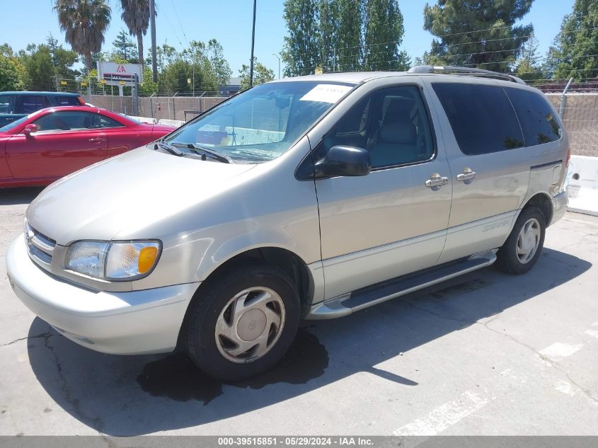 2000 Toyota Sienna Xle VIN: 4T3ZF13C3YU293210 Lot: 39515851