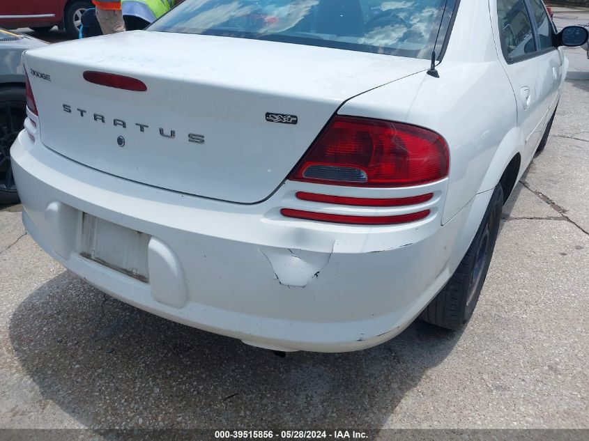 2005 Dodge Stratus Sxt VIN: 1B3EL46TX5N642601 Lot: 39515856