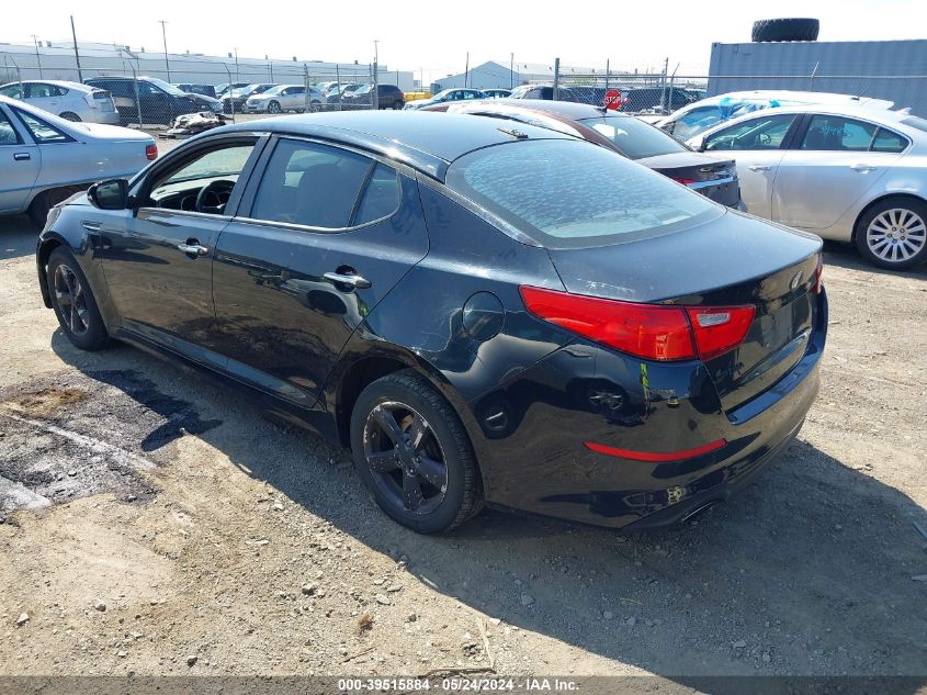 2014 Kia Optima Lx VIN: 5XXGM4A72EG292942 Lot: 39515884