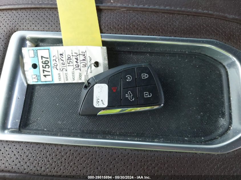 2022 GMC Sierra 1500 4Wd Short Box Denali VIN: 3GTUUGEL6NG675274 Lot: 39515894