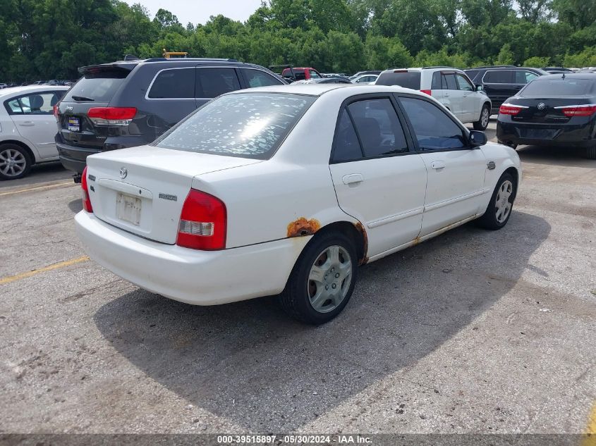 2001 Mazda Protege Es/Lx VIN: JM1BJ225910401980 Lot: 39515897