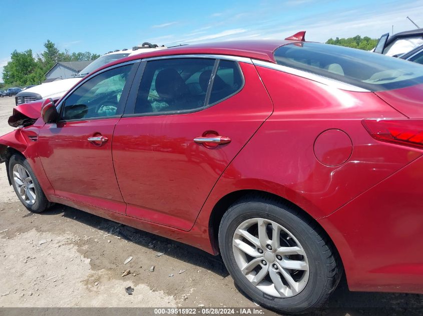 2013 Kia Optima Lx VIN: 5XXGM4A77DG187246 Lot: 39515922