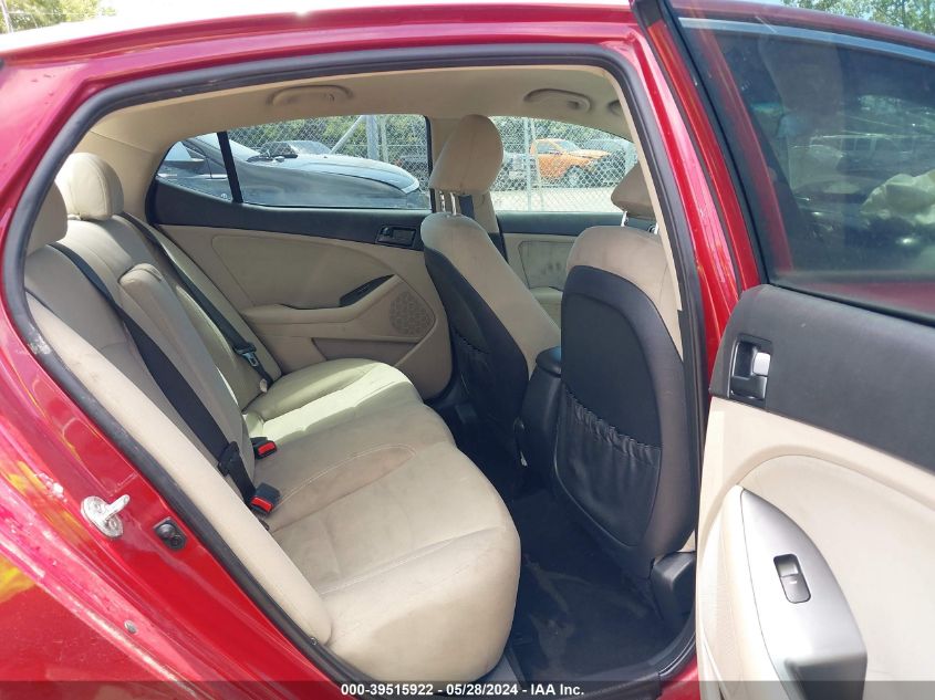 2013 Kia Optima Lx VIN: 5XXGM4A77DG187246 Lot: 39515922