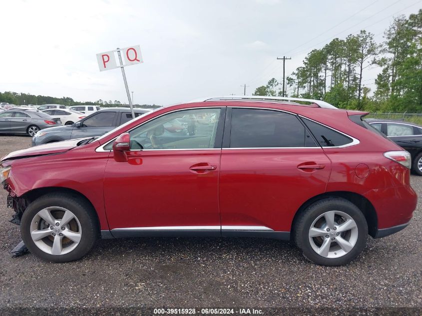 2011 Lexus Rx 350 VIN: 2T2BK1BA0BC088485 Lot: 39515928