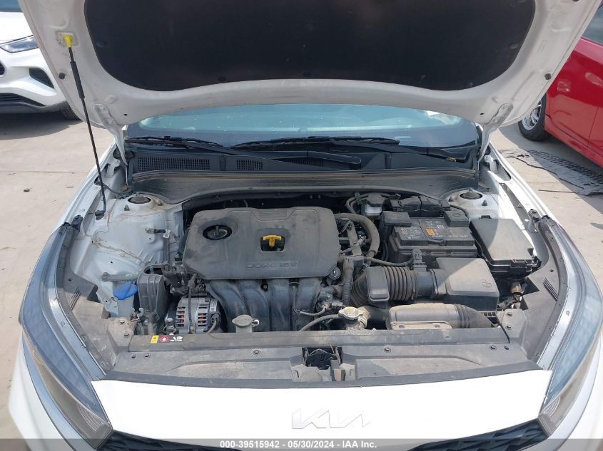 2022 Kia Forte Lxs VIN: 3KPF24ADXNE487011 Lot: 39515942