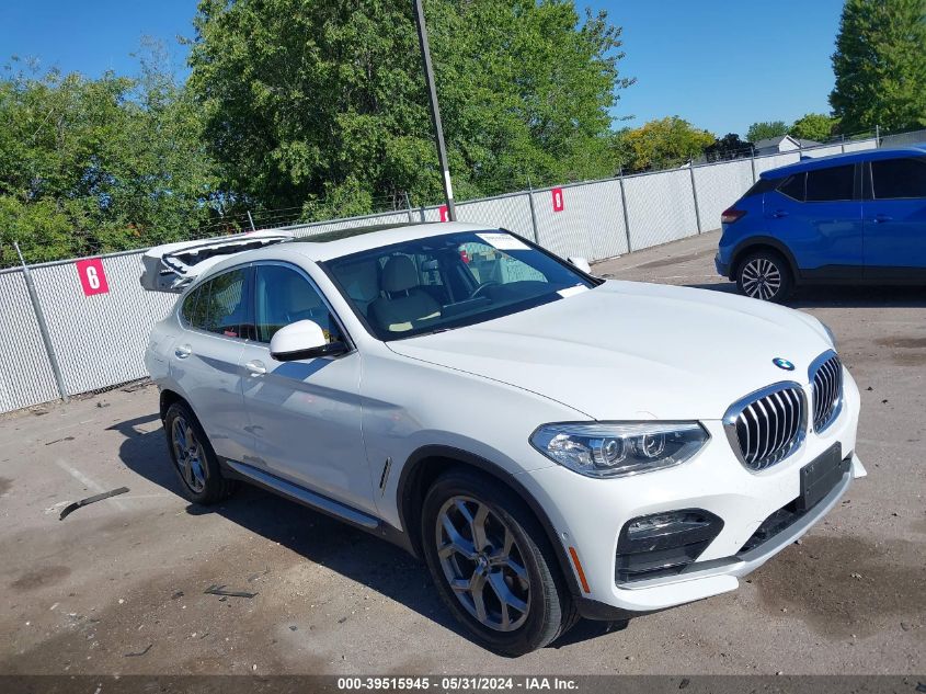 2020 BMW X4 xDrive30I VIN: 5UX2V1C00L9D09092 Lot: 39515945