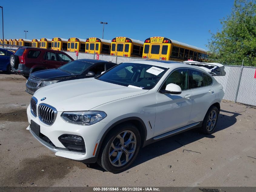 2020 BMW X4 xDrive30I VIN: 5UX2V1C00L9D09092 Lot: 39515945