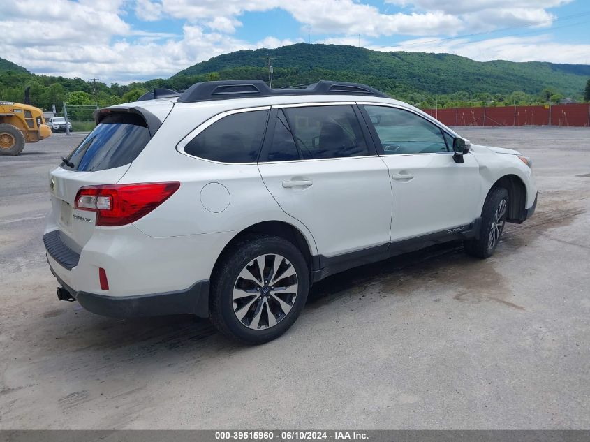 2016 Subaru Outback 2.5I Limited VIN: 4S4BSBNC3G3266246 Lot: 39515960