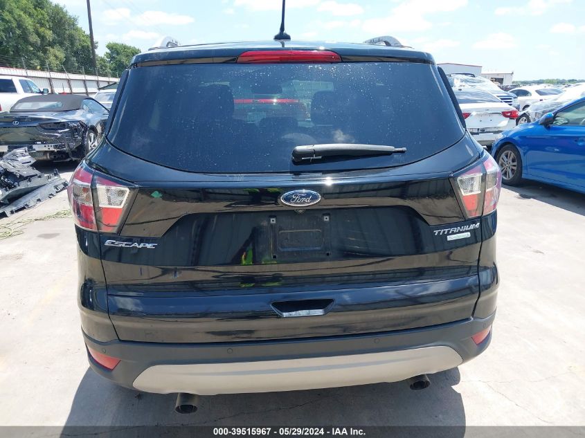 2018 Ford Escape Titanium VIN: 1FMCU0J95JUB27685 Lot: 39515967