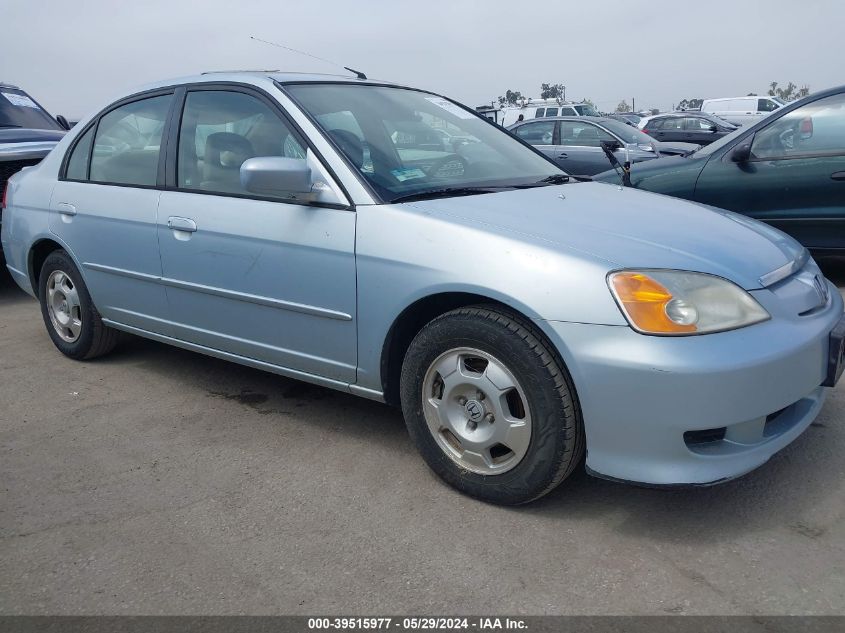 2003 Honda Civic Hybrid VIN: JHMES96603S023706 Lot: 39515977