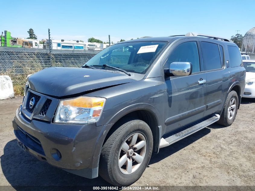 2011 Nissan Armada Sv VIN: 5N1AA0ND2BN607483 Lot: 39516042