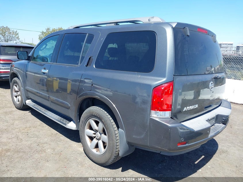 2011 Nissan Armada Sv VIN: 5N1AA0ND2BN607483 Lot: 39516042