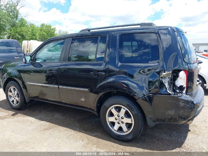 2011 Honda Pilot Touring VIN: 5FNYF3H93BB053415 Lot: 39516110