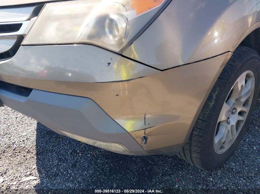 2009 Acura Mdx Technology Package VIN: 2HNYD28439H501543 Lot: 39516123