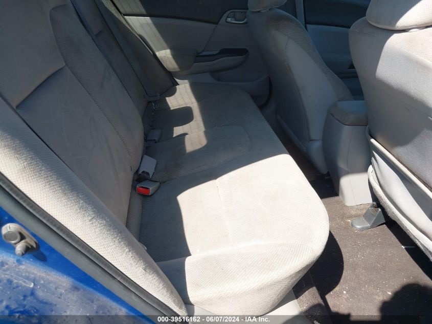 2012 Honda Civic Lx VIN: 2HGFB2F57CH515159 Lot: 39516162