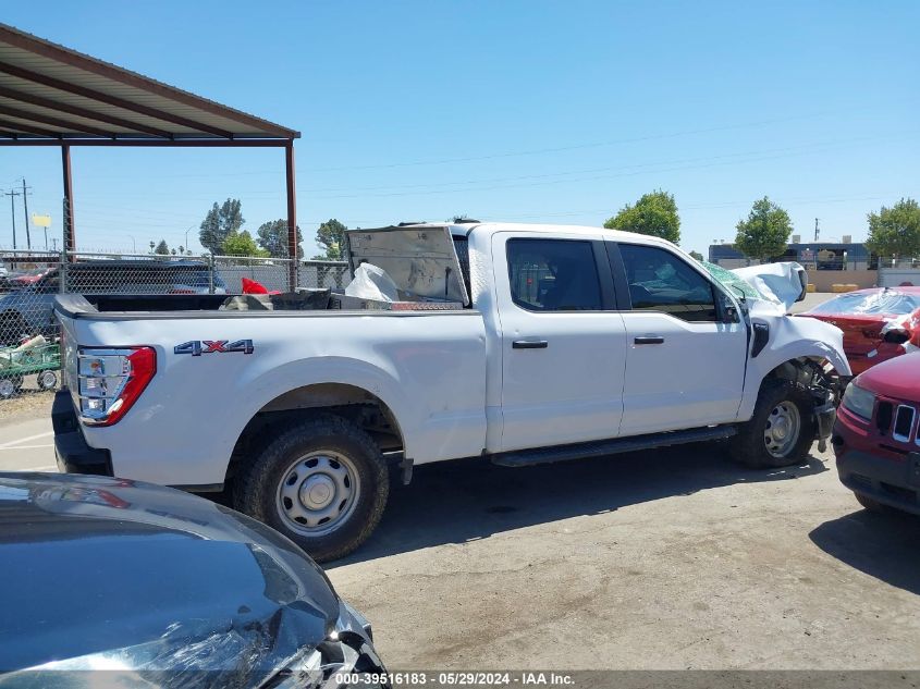 2022 Ford F-150 Xl VIN: 1FTFW1E57NKE11166 Lot: 39516183