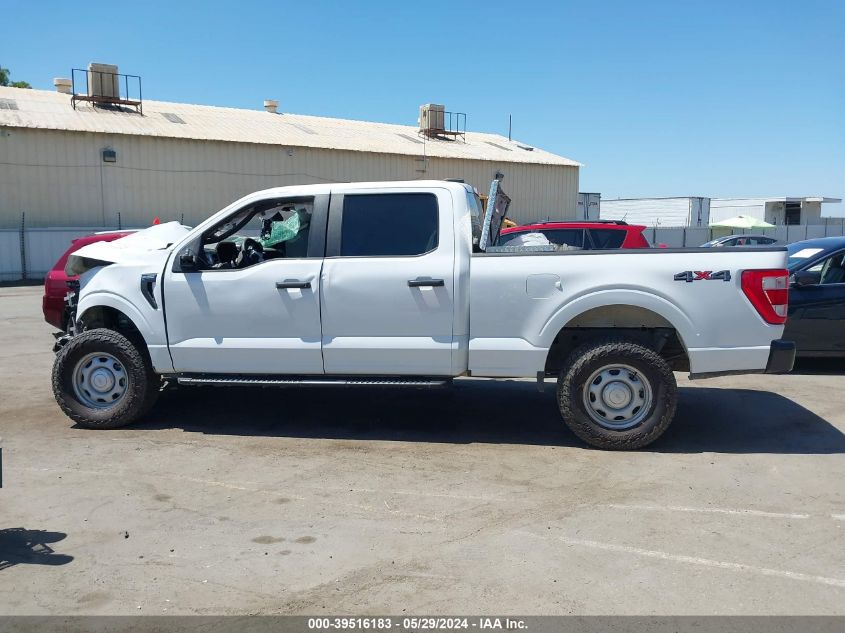 2022 Ford F-150 Xl VIN: 1FTFW1E57NKE11166 Lot: 39516183